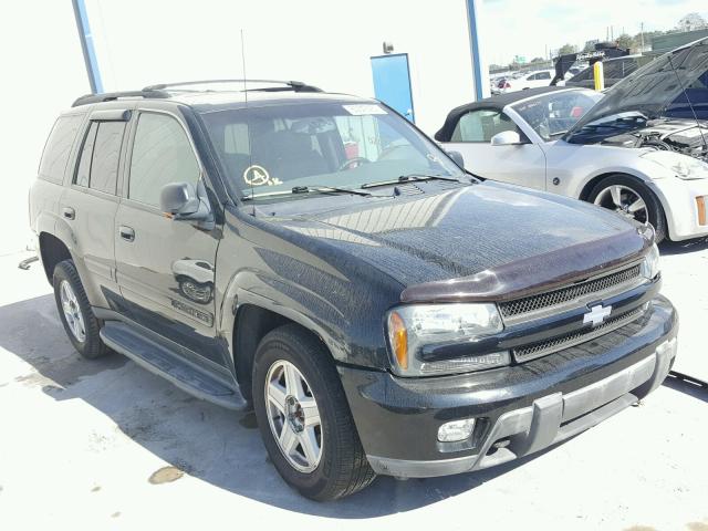 1GNDT13S522362478 - 2002 CHEVROLET TRAILBLAZE BLACK photo 1