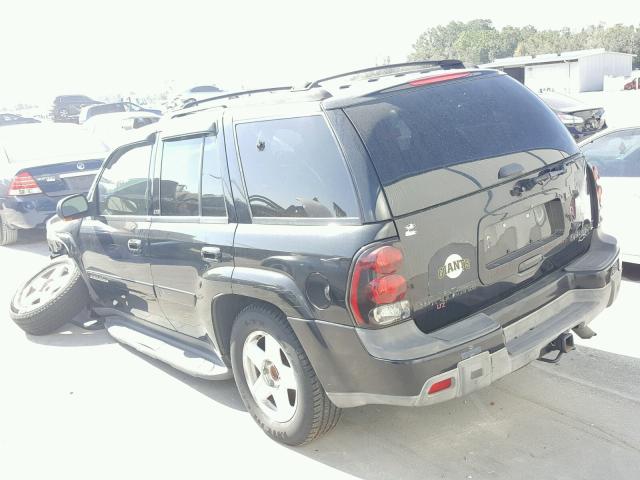 1GNDT13S522362478 - 2002 CHEVROLET TRAILBLAZE BLACK photo 3