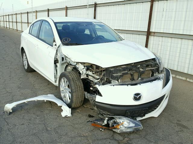 JM1BL1V73C1681149 - 2012 MAZDA 3 I WHITE photo 1