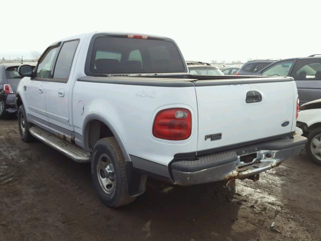 1FTRW08L21KA31325 - 2001 FORD F150 SUPER WHITE photo 3