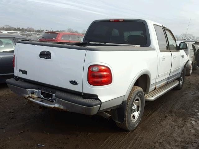 1FTRW08L21KA31325 - 2001 FORD F150 SUPER WHITE photo 4