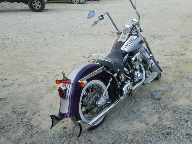 1HD1BYB161Y035744 - 2001 HARLEY-DAVIDSON FLSTSI PURPLE photo 4