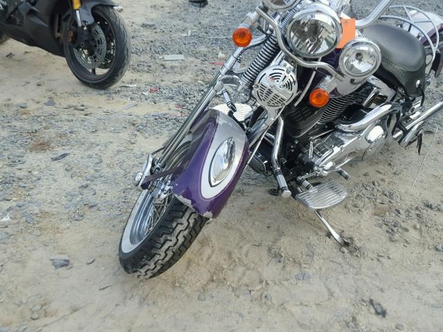 1HD1BYB161Y035744 - 2001 HARLEY-DAVIDSON FLSTSI PURPLE photo 9