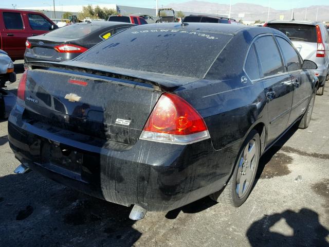 2G1WD58C069148070 - 2006 CHEVROLET IMPALA SUP 黑色 照片 4
