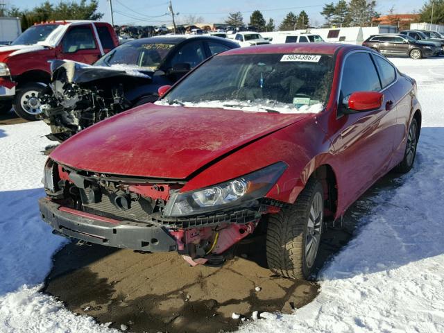 1HGCS1A32CA018179 - 2012 HONDA ACCORD LX RED photo 2