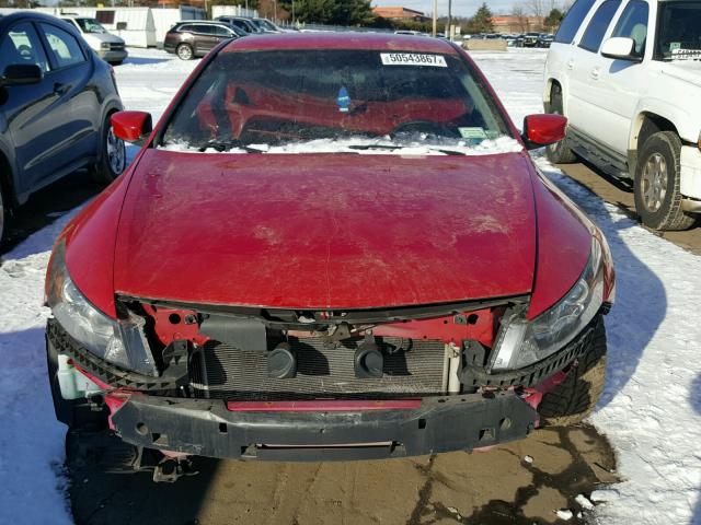 1HGCS1A32CA018179 - 2012 HONDA ACCORD LX RED photo 9