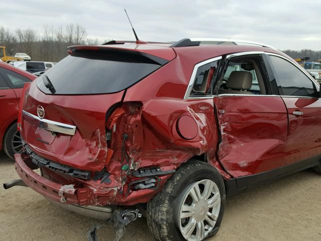 3GYFNCE36DS596630 - 2013 CADILLAC SRX LUXURY RED photo 9