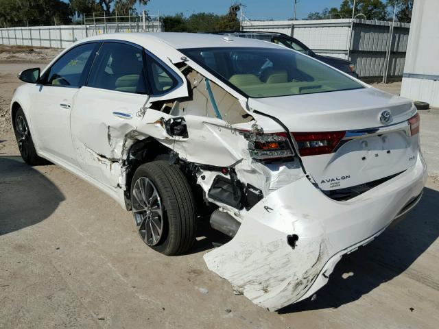 4T1BK1EB2GU232908 - 2016 TOYOTA AVALON XLE WHITE photo 3