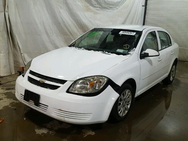 1G1AD5F57A7175775 - 2010 CHEVROLET COBALT 1LT WHITE photo 2