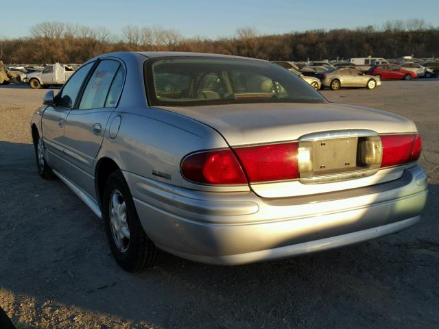 1G4HP54K514243168 - 2001 BUICK LESABRE CU SILVER photo 3