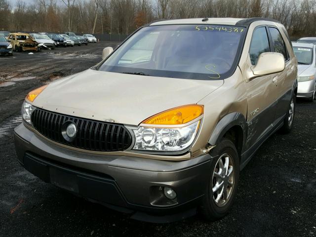 3G5DB03E73S525287 - 2003 BUICK RENDEZVOUS TAN photo 2