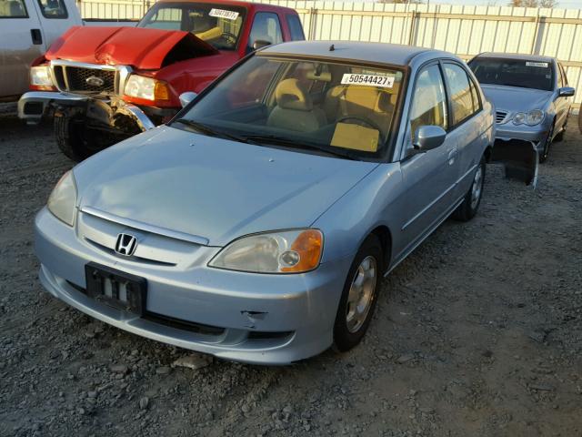 JHMES96673S030250 - 2003 HONDA CIVIC HYBR SILVER photo 2