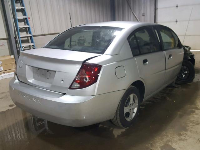 1G8AG52F95Z159692 - 2005 SATURN ION LEVEL SILVER photo 4