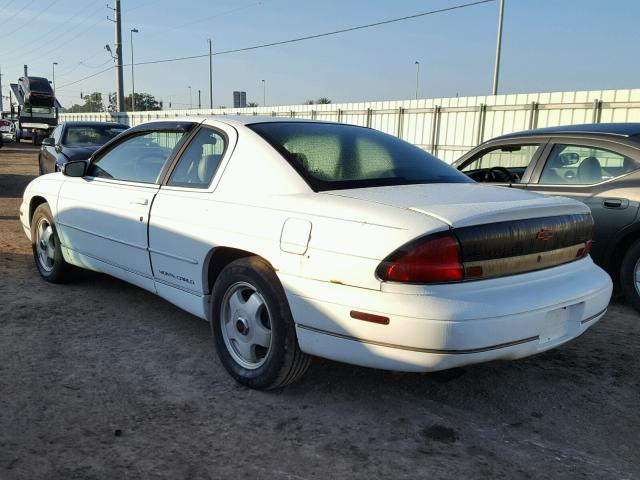 2G1WX12K8X9278485 - 1999 CHEVROLET MONTE CARL WHITE photo 3