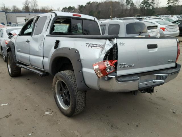 5TEUU42N75Z003989 - 2005 TOYOTA TACOMA ACC SILVER photo 3