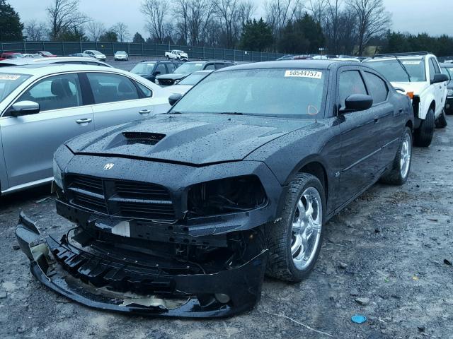 2B3KA43G16H301338 - 2006 DODGE CHARGER SE BLACK photo 2