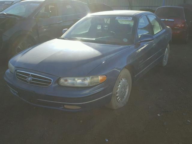 2G4WB52KXW1464731 - 1998 BUICK REGAL LS BLUE photo 2