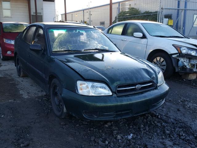 4S3BE635627212190 - 2002 SUBARU LEGACY L GREEN photo 1