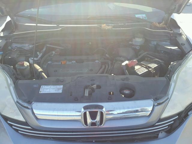 JHLRE48797C093808 - 2007 HONDA CR-V EXL BLUE photo 7