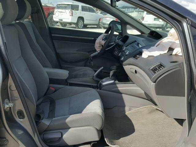 2HGFA16819H360821 - 2009 HONDA CIVIC EX 灰色 照片 5