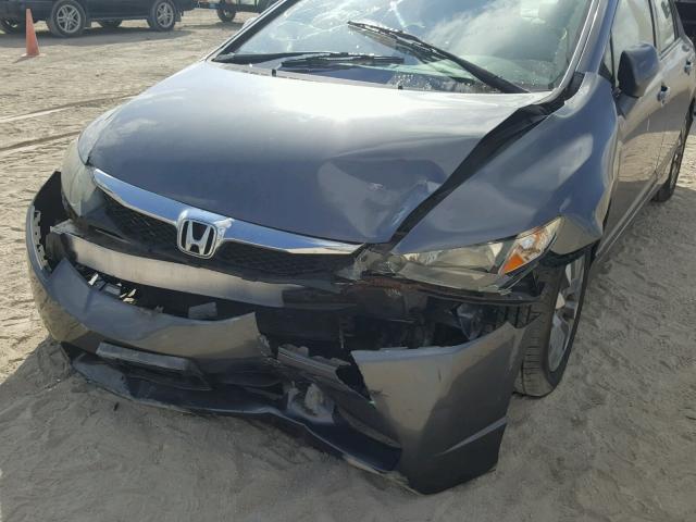 2HGFA16819H360821 - 2009 HONDA CIVIC EX 灰色 照片 9