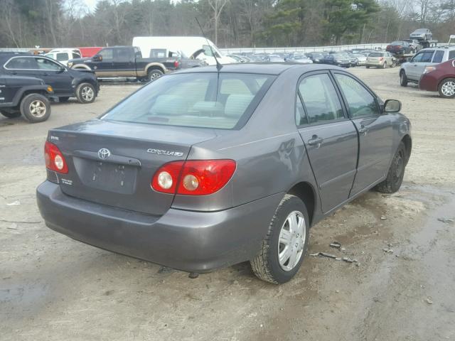 2T1BR32E98C934877 - 2008 TOYOTA COROLLA CE GRAY photo 4