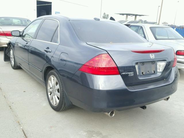 1HGCM66587A012362 - 2007 HONDA ACCORD EX GRAY photo 3