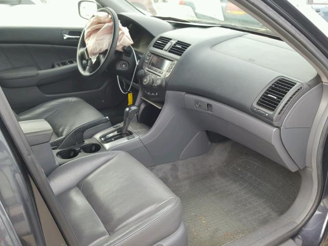 1HGCM66587A012362 - 2007 HONDA ACCORD EX GRAY photo 5