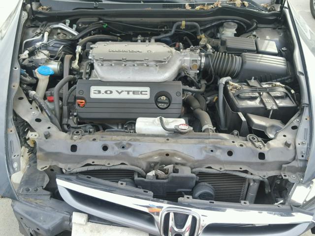 1HGCM66587A012362 - 2007 HONDA ACCORD EX GRAY photo 7