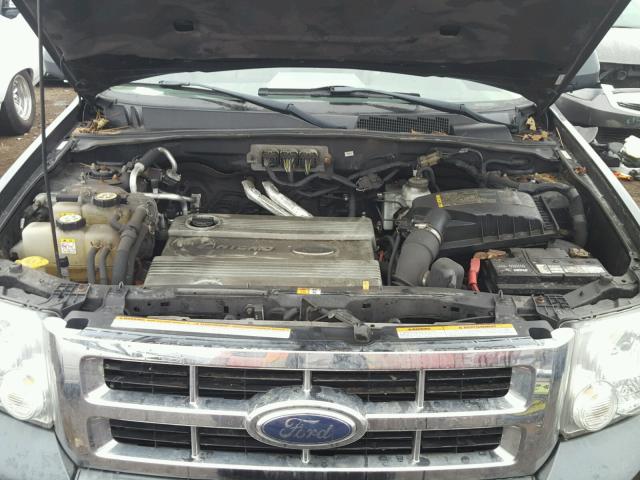 1FMCU49H88KA24026 - 2008 FORD ESCAPE HEV CHARCOAL photo 7