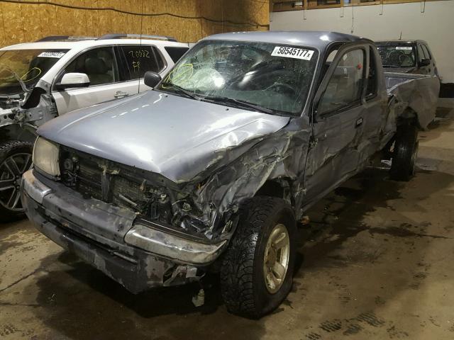 4TAWN72N7WZ076540 - 1998 TOYOTA TACOMA XTR GRAY photo 2