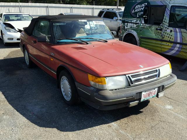 YS3AT76L3K7031865 - 1989 SAAB 900 RED photo 1