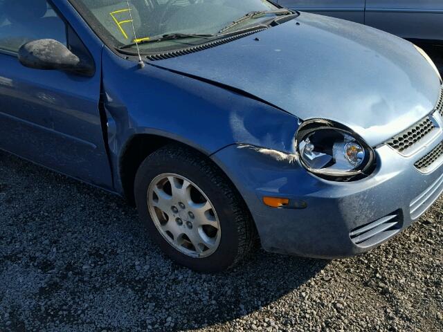 1B3ES56C63D224886 - 2003 DODGE NEON SXT BLUE photo 9