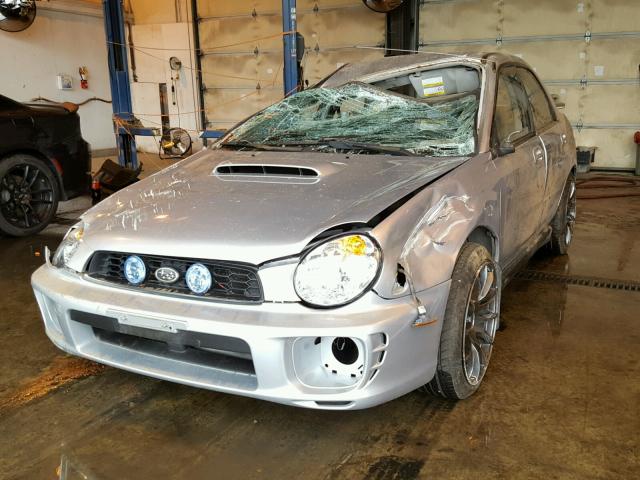 JF1GD29672G504650 - 2002 SUBARU IMPREZA WR SILVER photo 2