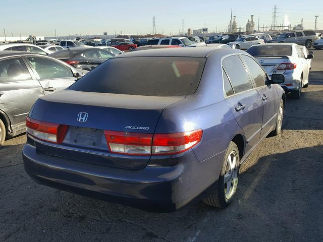 1HGCM56754A052065 - 2004 HONDA ACCORD EX BLUE photo 4