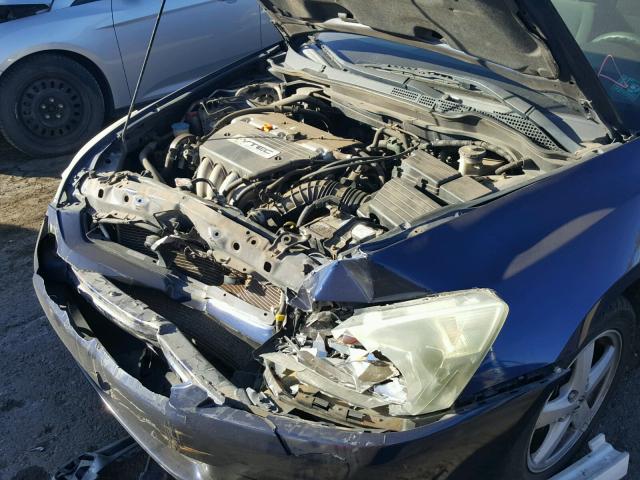 1HGCM56754A052065 - 2004 HONDA ACCORD EX BLUE photo 9