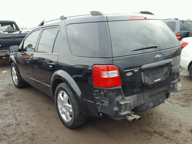 1FMZK06195GA64145 - 2005 FORD FREESTYLE BLACK photo 3