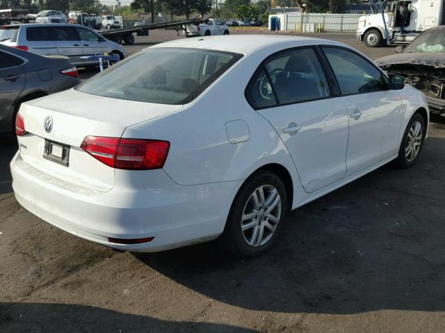 3VW2K7AJ9FM223546 - 2015 VOLKSWAGEN JETTA BASE WHITE photo 4