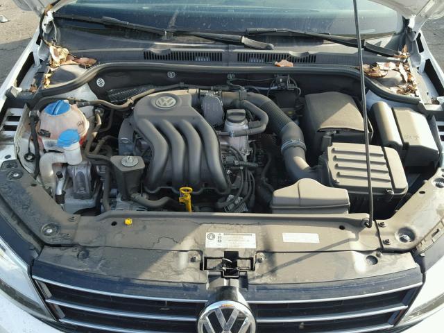 3VW2K7AJ9FM223546 - 2015 VOLKSWAGEN JETTA BASE WHITE photo 7