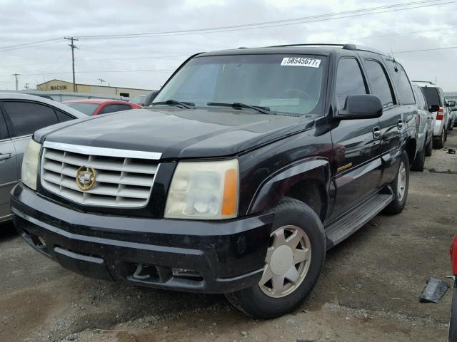 1GYEK63N72R111387 - 2002 CADILLAC ESCALADE L BLACK photo 2