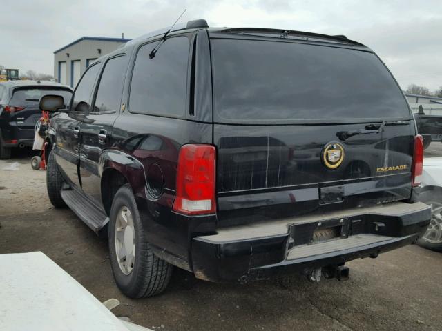 1GYEK63N72R111387 - 2002 CADILLAC ESCALADE L BLACK photo 3