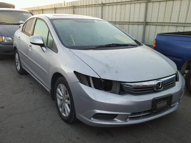 2HGFB2F90CH504488 - 2012 HONDA CIVIC EXL SILVER photo 1