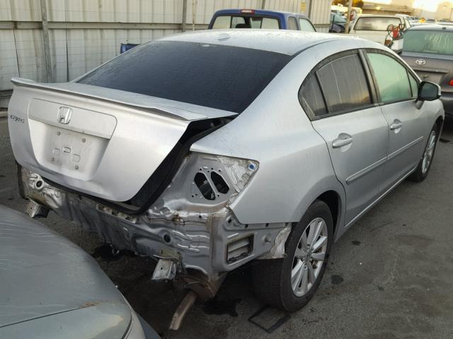 2HGFB2F90CH504488 - 2012 HONDA CIVIC EXL ვერცხლისფერი ფოტო 4