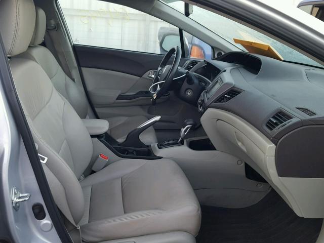 2HGFB2F90CH504488 - 2012 HONDA CIVIC EXL ვერცხლისფერი ფოტო 5