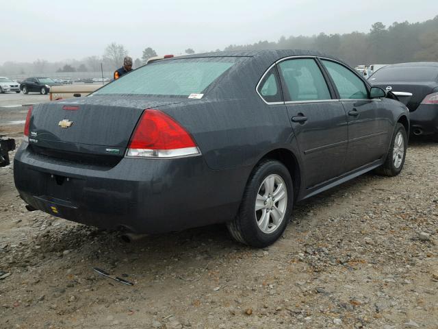 2G1WF5E32D1224561 - 2013 CHEVROLET IMPALA LS CHARCOAL photo 4