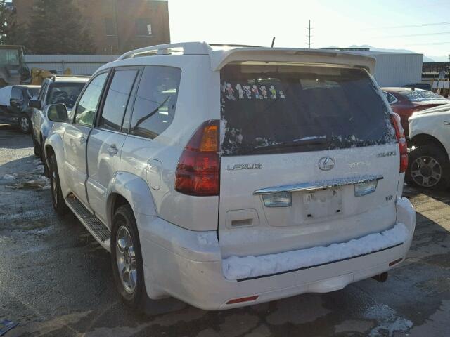 JTJBT20X370144190 - 2007 LEXUS GX 470 WHITE photo 3