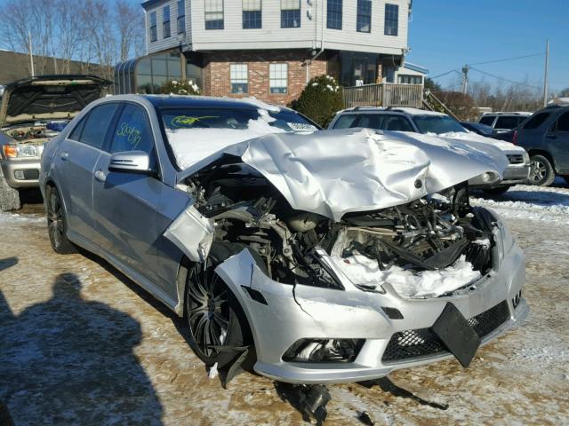 WDDHF8HB1AA103645 - 2010 MERCEDES-BENZ E 350 4MAT SILVER photo 1