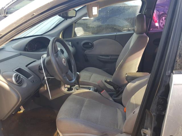 1G8AJ58F27Z133687 - 2007 SATURN ION LEVEL GRAY photo 5