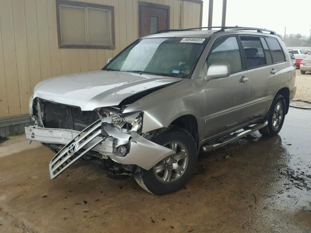 JTEEP21A360165629 - 2006 TOYOTA HIGHLANDER SILVER photo 2