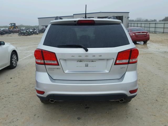 3C4PDDBG0DT615130 - 2013 DODGE JOURNEY SX SILVER photo 10